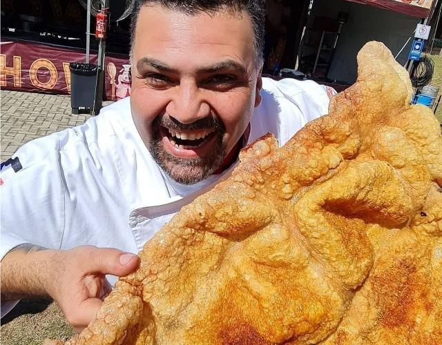 Tem carne de porco de todos os tamanhos e formas do Torresmofest (Créditos: Divulgação Torresmofest)