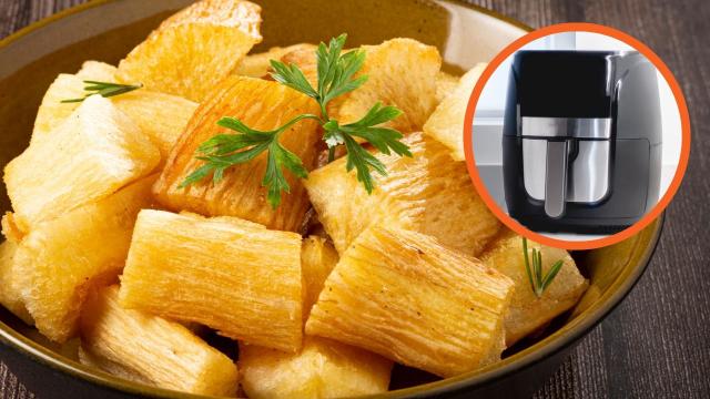 Como fazer mandioca frita na airfryer: truque especial deixa o aipim dourado e crocante por fora