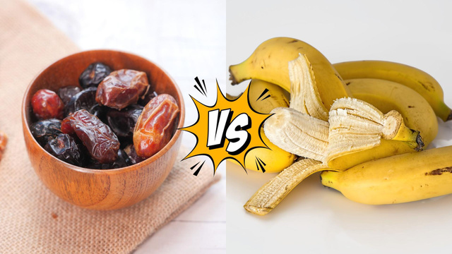 Tâmaras ou bananas: o que é melhor para o açúcar no sangue, fibras e potássio?