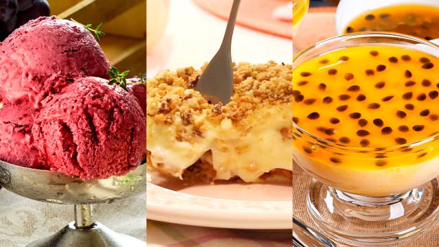 5 doces gelados que você faz em 5 minutos feitos com até 5 ingredientes!