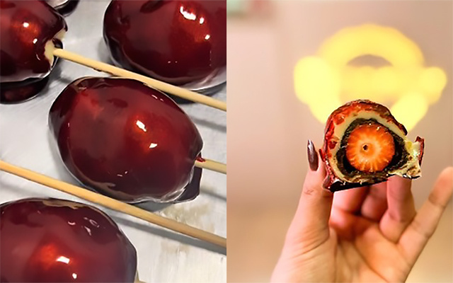 Morango do amor com brownie é a versão do doce que vai conquistar os chocólatras