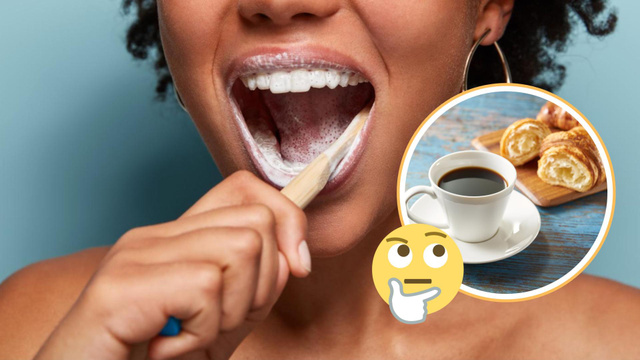 O certo é escovar os dentes antes ou depois da primeira refeição do dia?