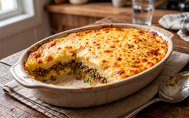 O jantar mais fácil da semana: escondidinho de carne moída cremoso que até quem não sabe cozinhar consegue fazer
