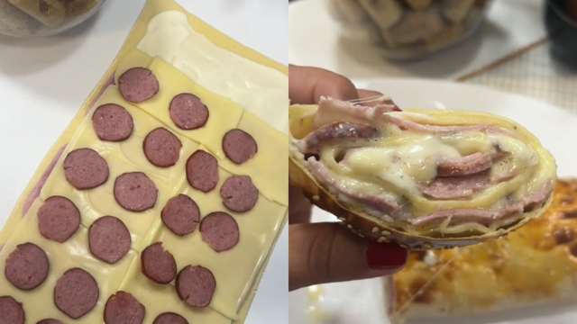 O enrolado de calabresa e queijo na massa de pastel do TudoGostoso virou meu lanche favorito