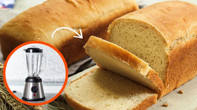 Receita de pão simples de liquidificador e com poucos ingredientes que faço com a minha filha aos domingos