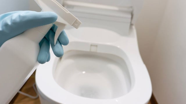 Aprenda o jeito certo de usar vinagre na limpeza do vaso sanitário (Créditos: Canva)