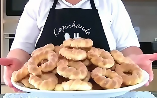 Receita de rosquinha para o café da manhã: não é frita, mas é tão gostosa quanto!