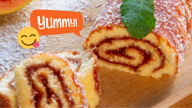 Rocambole de coco com goiabada é uma delícia perfeitamente cremosa que lembra bolo de rolo e é fácil de fazer!