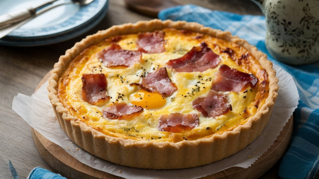 Quiche de presunto e queijo: receita fácil com recheio cremoso e massa macia que desmancha na boca