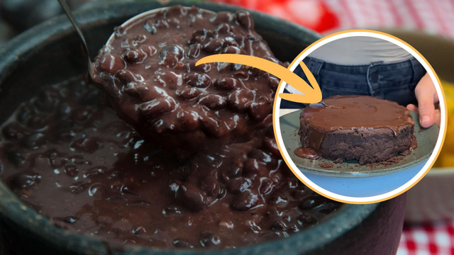 Depois do bolo de fígado, vem aí o bolo de chocolate com feijão: influenciadora surpreende o namorado com receita inusitada
