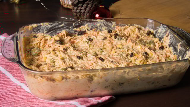 Salpicão de frango tradicional: o prato cremoso e fácil que nunca falta nas festas da minha família