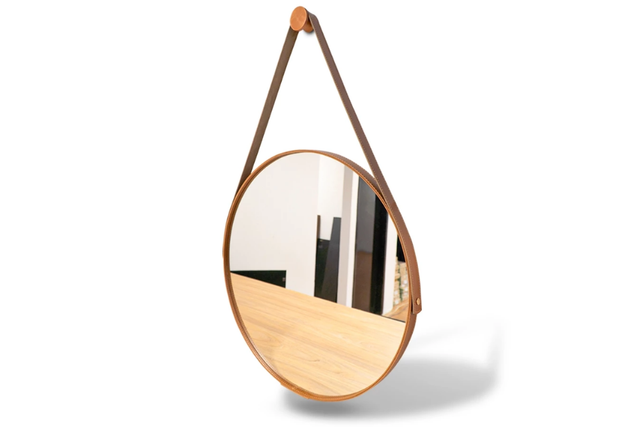 O espelho Adnet é o detalhe que transforma qualquer parede (Divulgação: Shopee).