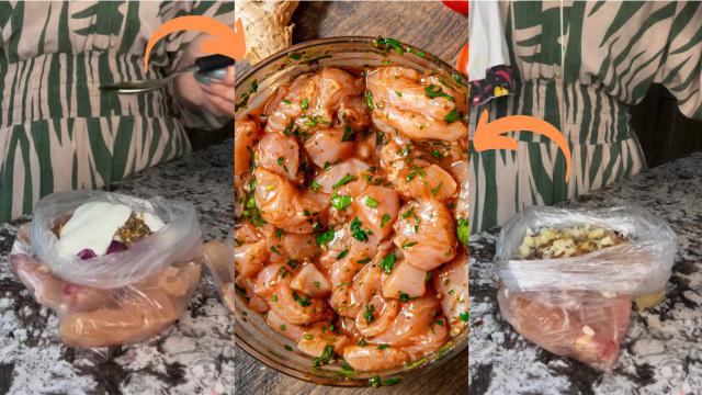 'Salva a vida, rapidinho': mãe mostra 4 opções de tempero para marinar carnes e você vai querer copiar, começando pelo frango!