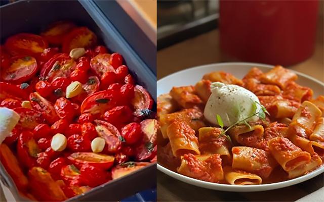 "Nunca mais comprei molho pronto: esse molho de tomate assado transforma qualquer macarrão