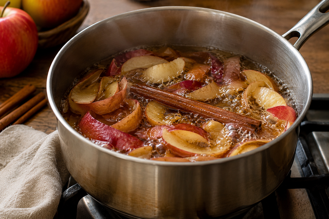 Ferver casca de maçã com canela: por que é recomendado e para que serve essa infusão