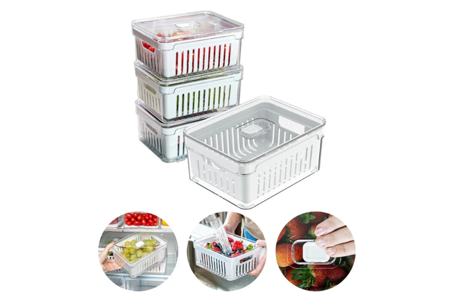 Os organizadores de geladeira que estão conquistando o público fitness com 55% OFF (Divulgação: Mercado Livre).