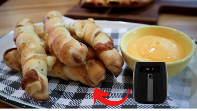 Lanche na airfryer delicioso que todo mundo A-M-A e fica pronto em instantes