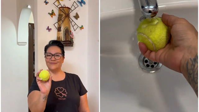 Tem uma bola de tênis esquecida em casa? O truque de limpeza com água que pode salvar paredes e móveis