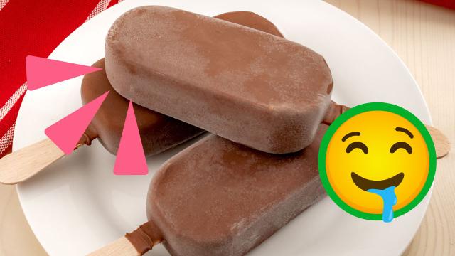 Sorvete Magnum saudável de 2 ingredientes SEM AÇÚCAR e com poucas calorias: é muito fácil fazer essa sobremesa gelada!
