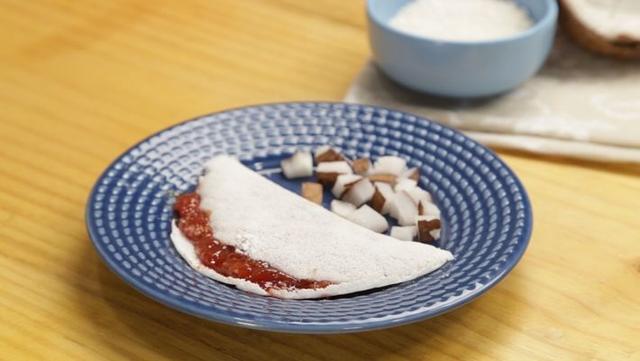 Dá para rechear a tapioca com sabores salgados e doces (Créditos: TudoGostoso)