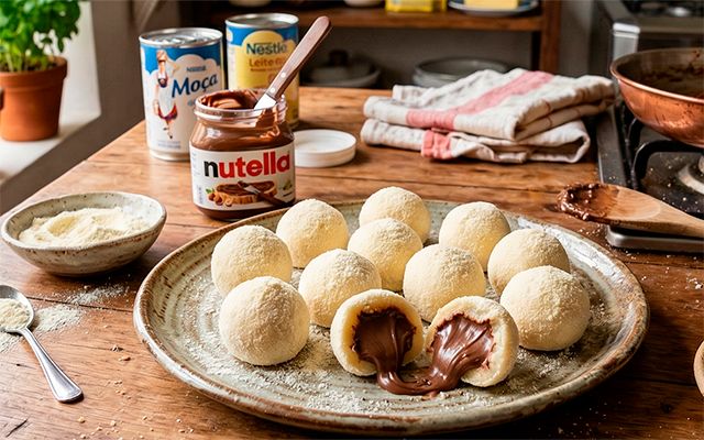 A melhor sobremesa com leite Ninho e Nutella: é muito cremosa e não fica enjoativa