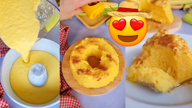 Receita junina de 4 ingredientes imperdível: atenção à qualidade do milho, faz toda diferença!