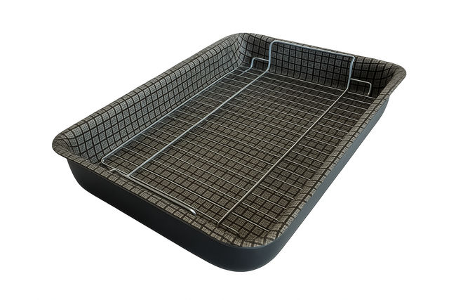 Asse frango e outras carnes de forma uniforme, sem excesso de gordura e com limpeza prática (Divulgação: Mercado Livre).