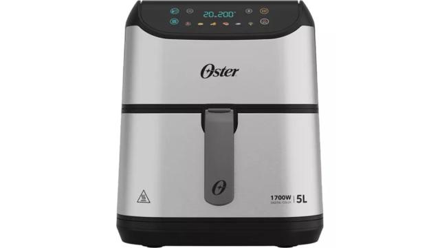 A Air Fryer Oster Digital é a mais tecnológica dentre as opções listadas (Créditos: Oster/Mercado Livre)