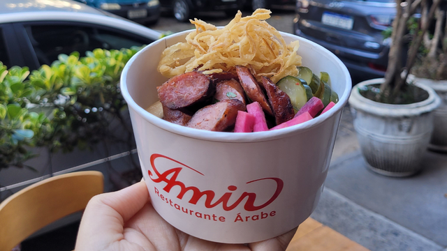 Amir, restaurante de comida árabe, marcará presença com salgados e prato exclusivo. (Foto: divulgação)