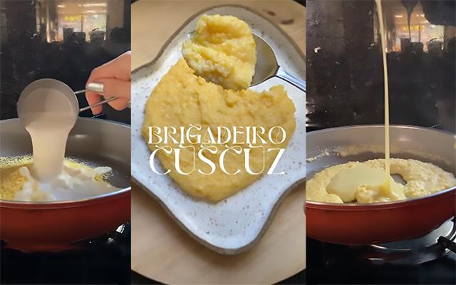 Fiz esse brigadeiro de cuscuz e vou te ensinar como fazer (e contar se dá certo!)