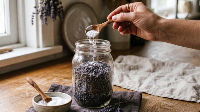 Misturar lavanda seca com bicarbonato de sódio. Para que serve e por que é recomendado?