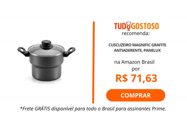 Cuscuz: confira 5 opções de cuscuzeira para fazer a receita em casa