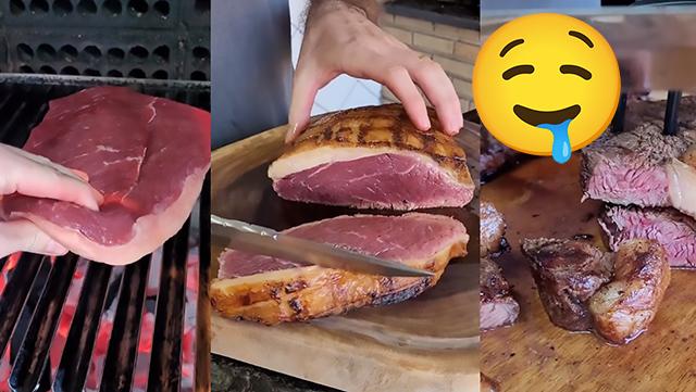 Esse é o passo a passo certo para fazer picanha na churrasqueira: a hora que você corta faz toda diferença