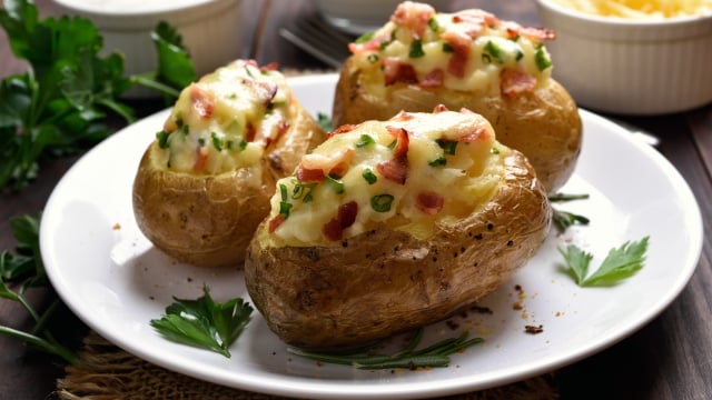 Jantar de luxo gastando pouco: a batata recheada do TudoGostoso que fica pronta num susto