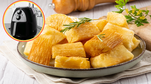 Mandioca na Airfryer: conheça o truque para deixar a receita douradinha e crocante