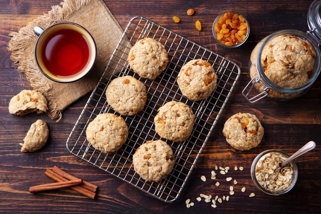 Biscoitos proteicos de aveia e maçã sem açúcar: uma receita fácil pronta em 30 minutos