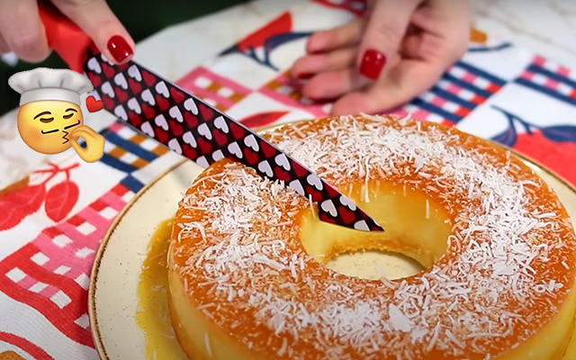 Pudim queijadinha de comer rezando: receita com queijo e coco ralado fica cremosinha e é fácil de fazer