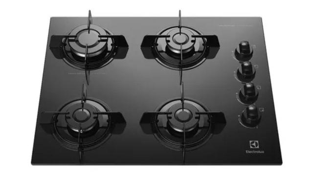 O cooktop 4 bocas Electrolux KE4GP é a assinatura de uma das marcas mais confiáveis do mercado (Créditos: Electrolux/Mercado Livre)