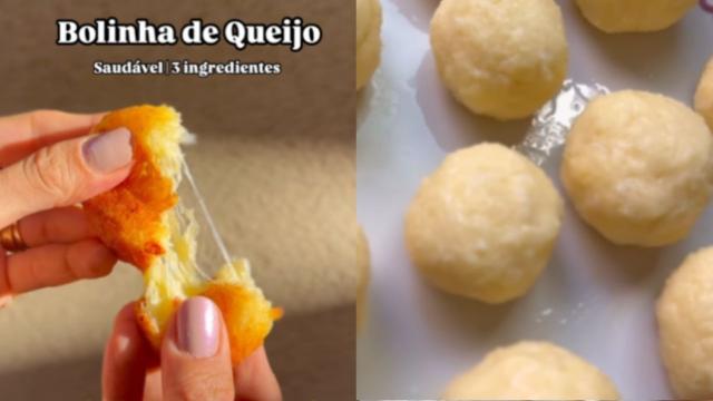 Bolinha de queijo com apenas 3 ingredientes na airfryer: o truque está em usar a geladeira no preparo