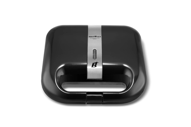 A sanduicheira e grill Britânia da Shopee une praticidade e versatilidade em um só aparelho (Divulgação: Shopee).