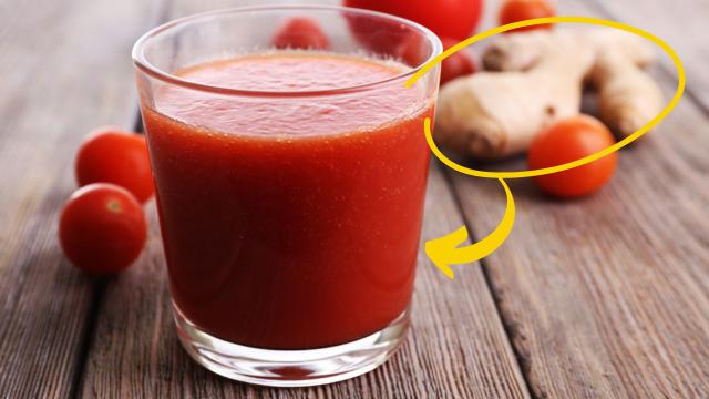 Quais são os benefícios do suco de tomate com gengibre? Veja como fazer!