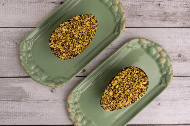 Ovo de Páscoa Dubai recheado com creme de pistache é a tendência do momento que você precisa provar!