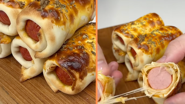 Enroladinho de salsicha com massa de pastel é a receita mais fácil de petisco na air fryer que você vai encontrar para fazer em casa
