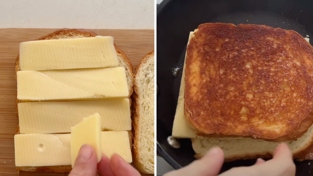 Preparo simples de queijo quente elevado ao nível gourmet para o dia a dia. (Foto: reprodução @isascherer)