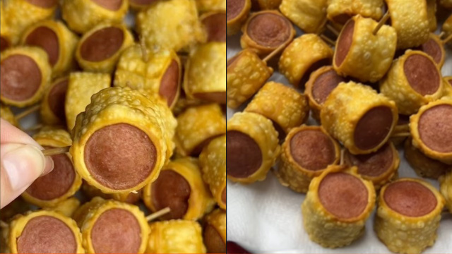 Enroladinho de salsicha com massa de pastel: o lanche mais fácil (e barato) para aproveitar o fim de semana