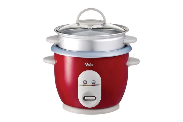 Panela elétrica compacta que prepara arroz soltinho sem complicação (Divulgação: Shopee).