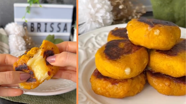 Salgado de 3 ingredientes feito com massa de abóbora: receita saudável é muito fácil e pode fazer na frigideira, forno ou airfryer