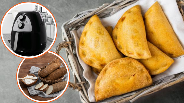 Nem parece saudável: pastel assado crocante usa aipim na massa e é o melhor lanche (ou jantar) pra comer durante a semana