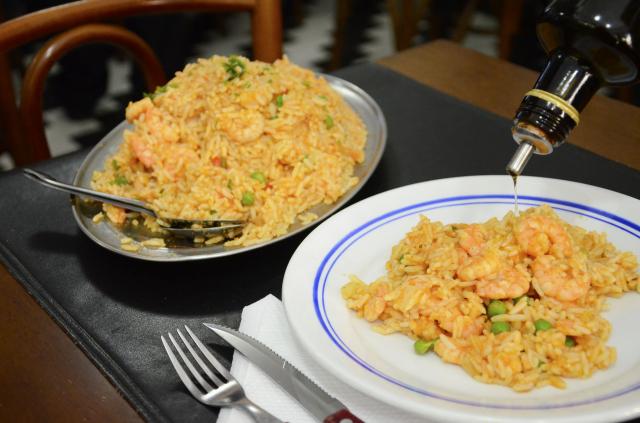 O risoto de camarão é pedido indispensável no Salete (Créditos: Alexandre Macieira/Riotur)