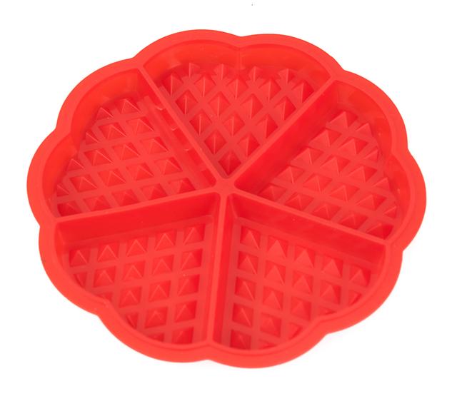 Forma de silicone para fazer waffles na airfryer e micro-ondas. (créditos: Shutterstock)